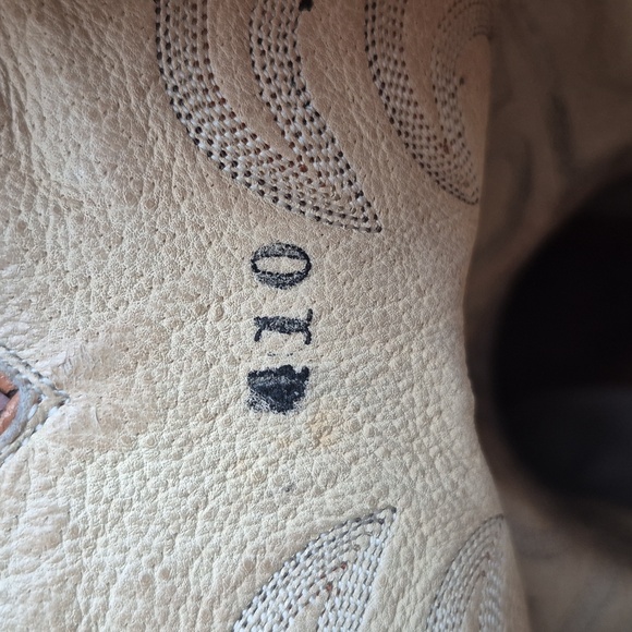 Larry Mahan Black Leather Cowboy Boots Read Description! Vintage - Picture 15 of 17